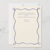 Cartes Pour Fêtes Annuelles Happy New Year 2026 Photo Blue (Dos)