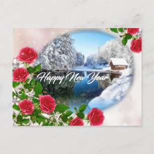 Cartes Pour Fêtes Annuelles Happy New Year Card