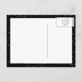 Cartes Pour Fêtes Annuelles Happy New Years Blue Text (Dos)