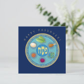 Cartes Pour Fêtes Annuelles Happy Passover Spring Sesach Seder (Debout devant)