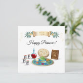 Cartes Pour Fêtes Annuelles Happy Passover Spring Sesach Seder (Debout devant)