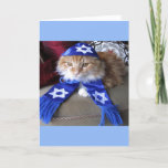 Cartes Pour Fêtes Annuelles Happy paw-nukkah !<br><div class="desc">Celebrate the holidays with humour.</div>