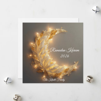 Cartes Pour Fêtes Annuelles Happy Ramadan Mubarak Ramadan Kareem Hilal Muslim