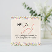 Cartes Pour Fêtes Annuelles happy summer in jully (Debout devant)