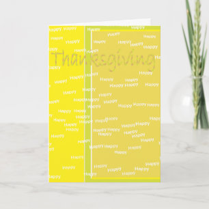 Cartes Pour Fêtes Annuelles Happy Thanksgiving