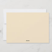 Cartes Pour Fêtes Annuelles Happy Thanksgiving (Dos)