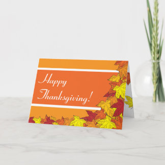 Cartes Pour Fêtes Annuelles Happy Thanksgiving