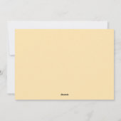 Cartes Pour Fêtes Annuelles Happy Thanksgiving (Dos)