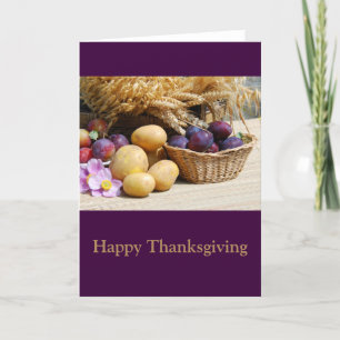 Cartes Pour Fêtes Annuelles Happy Thanksgiving