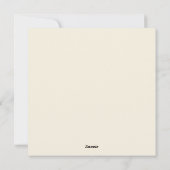 Cartes Pour Fêtes Annuelles Happy Thanksgiving (Dos)