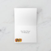 Cartes Pour Fêtes Annuelles Happy Thanksgiving Owls (Intérieur)