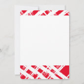 Cartes Pour Fêtes Annuelles HAPPY VACANCES PHOTO calligraphie moderne rouge (Dos)