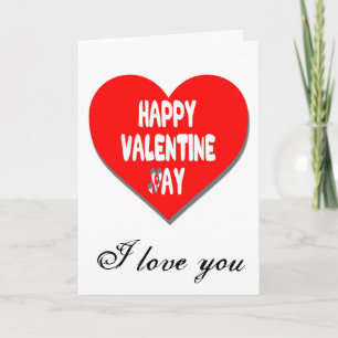 Cartes Pour Fêtes Annuelles Happy valentines day