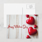 Cartes Pour Fêtes Annuelles Happy valentines day (Devant / Derrière)