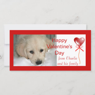 Cartes Pour Fêtes Annuelles Happy Valentine's Day Dog