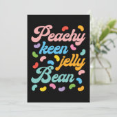Cartes Pour Fêtes Annuelles Haricot Jelly Bean Peachy Keen (Debout devant)