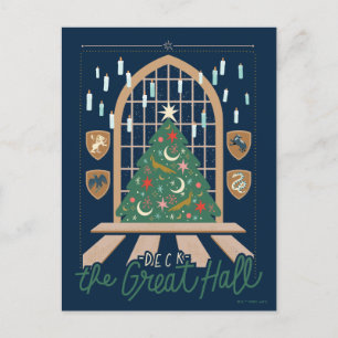 Cartes Pour Fêtes Annuelles Harry Potter   Deck the Great Hall