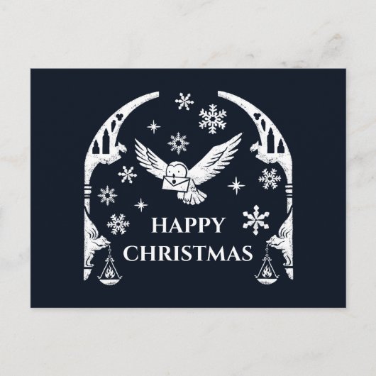 Cartes Pour Fêtes Annuelles HARRY POTTER™ Hedwig Delivering Holiday Letter (Devant)