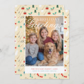 Cartes Pour Fêtes Annuelles Harry Potter | Holiday Icon Pattern (Devant / Derrière)