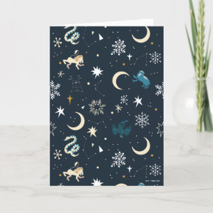Cartes Pour Fêtes Annuelles Harry Potter   Motif de constellation d'hiver