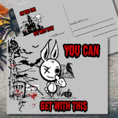 Cartes Pour Fêtes Annuelles Hauning Bunny Halloween