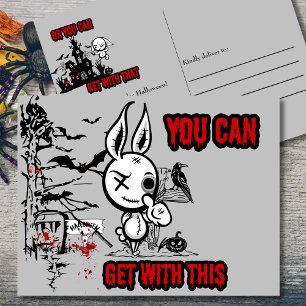 Cartes Pour Fêtes Annuelles Hauning Bunny Halloween
