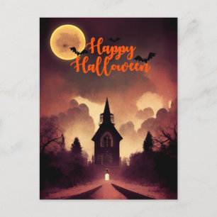 Cartes Pour Fêtes Annuelles Haunted Place Halloween