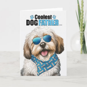 Cartes Pour Fêtes Annuelles Havanais chien froid père jamais Fête des pères