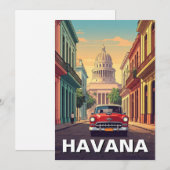 Cartes Pour Fêtes Annuelles Havane Cuba (Devant / Derrière)