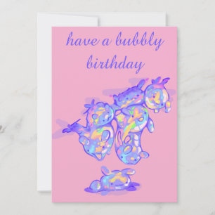 Cartes Pour Fêtes Annuelles Have a bubbly birthday