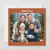 Cartes Pour Fêtes Annuelles Have a Calico Chritmas Wreath (Dos)