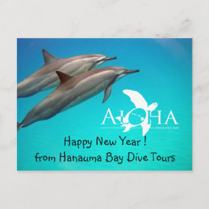Cartes Pour Fêtes Annuelles Hawaii Bonne Année