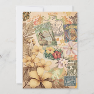 Cartes Pour Fêtes Annuelles Hawaii Vintage Scrapbook Page 1