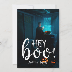 Cartes Pour Fêtes Annuelles Hé Boo ! Photo d'Halloween