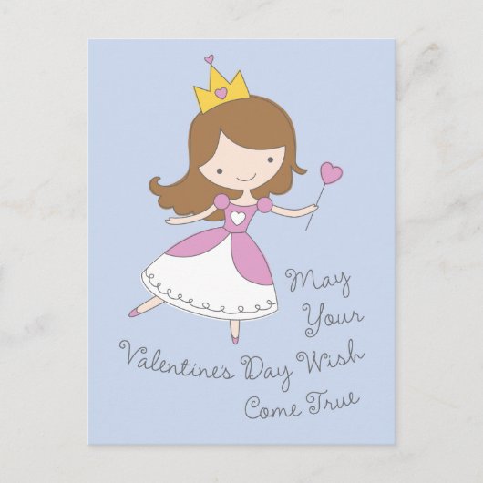 Cartes Pour Fêtes Annuelles Heart Princesse Valentine Postcard (Devant)