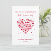 Cartes Pour Fêtes Annuelles Hearths Photo Saint-Valentin (Debout devant)