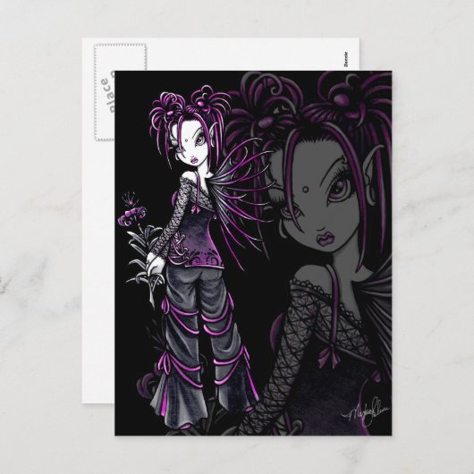 Cartes Pour Fêtes Annuelles "Heather" Rose Valentine's Day Flower Postc (Devant / Derrière)