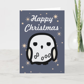 Cartes Pour Fêtes Annuelles Hedwig personnage de dessin de caractère Art Noël