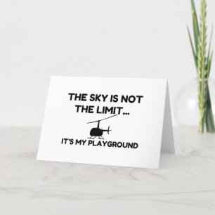 Cartes Pour Fêtes Annuelles Hélicoptère SKY PLAYGROUND