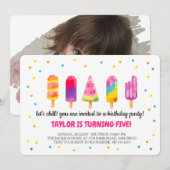 Cartes Pour Fêtes Annuelles Hello Summer Birthday Party (Devant / Derrière)