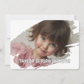 Cartes Pour Fêtes Annuelles Hello Summer Birthday Party (Dos)