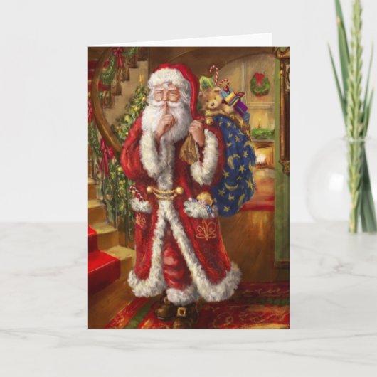 Cartes Pour Fêtes Annuelles Here Comes (Devant)