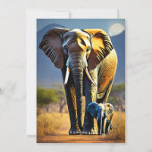 Cartes Pour Fêtes Annuelles Héritage africain (Dos)