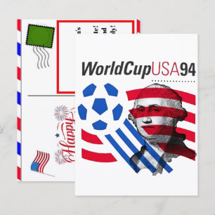 Cartes Pour Fêtes Annuelles Héritage de la Coupe du Monde USA 94 & 4 juillet 2