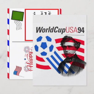 Cartes Pour Fêtes Annuelles Héritage de la Coupe du Monde USA 94 et foot de la