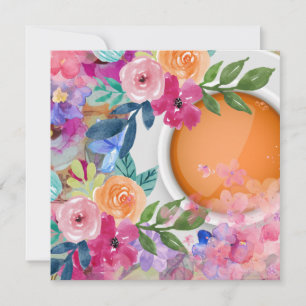 Cartes Pour Fêtes Annuelles Heure du thé