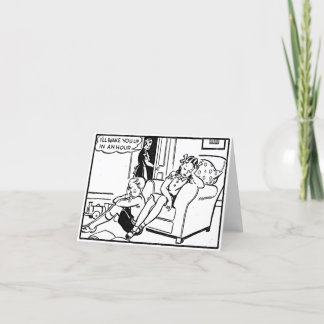 Cartes Pour Fêtes Annuelles Heure Nap vintage