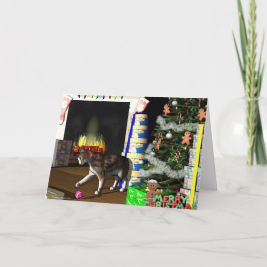 Cartes Pour Fêtes Annuelles Heures de récréation de vacances, (Devant)