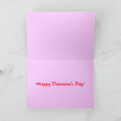 CARTES POUR FÊTES ANNUELLES HEUREUSE SAINTE-VALENTIN ! (Intérieur)