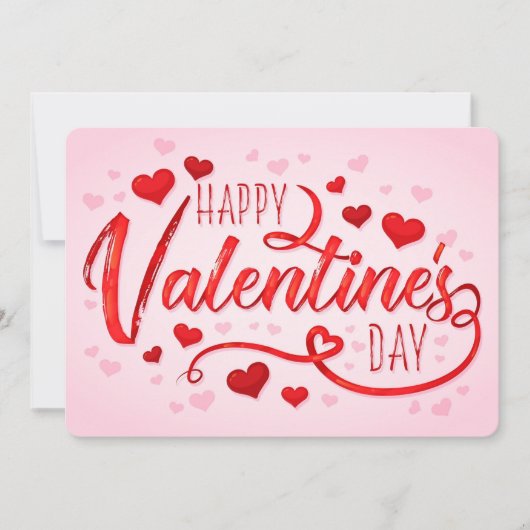 Cartes Pour Fêtes Annuelles Heureuse Sainte-Valentin (Devant)